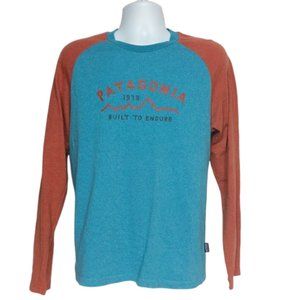 Patagonia Arched Type Lightweight Sweater Medium Built To Endure Logo Crew Neck